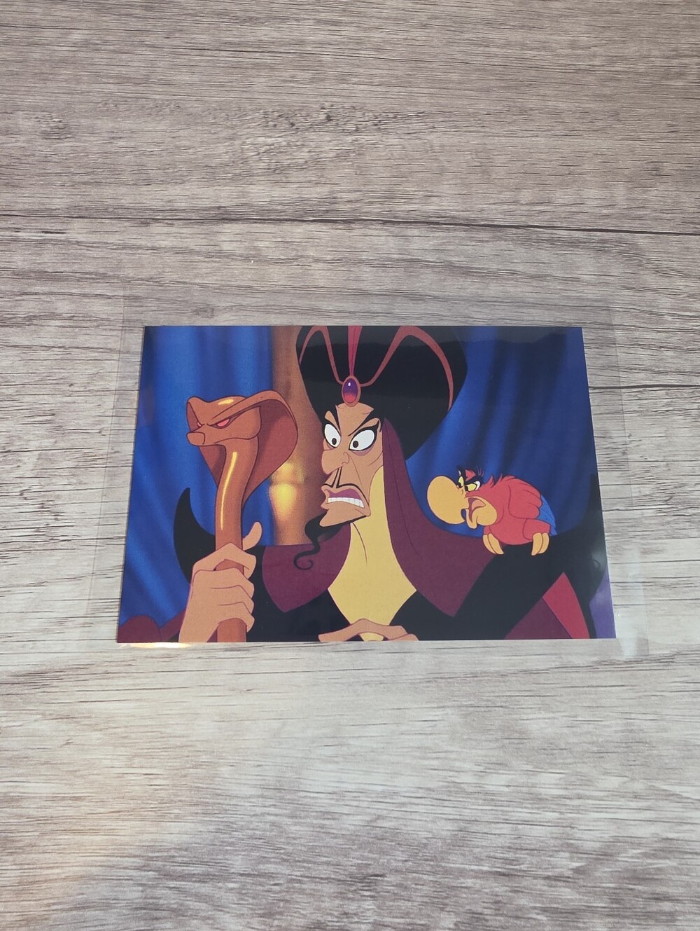 ✨️BUY 3 FOR $22 Jafar (With Lago) Aladdin 1992 Postcard